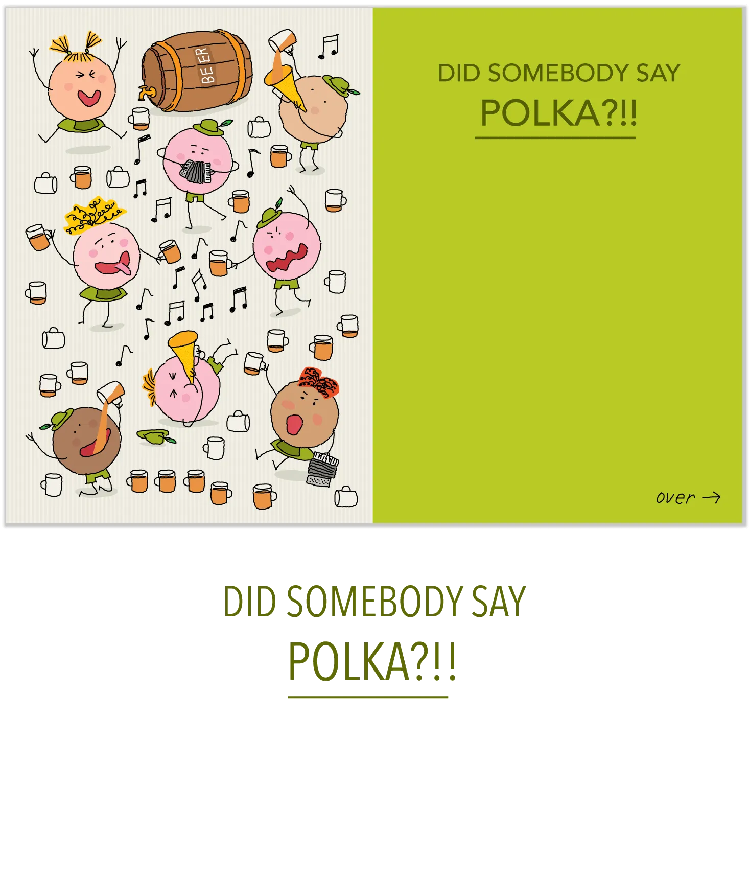 854 Polka Dots (Any Occasion Card)
