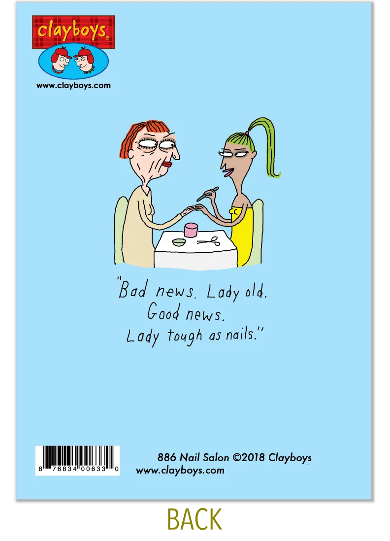 886 Nail Salon (Any Occasion Card, Birthday Card)