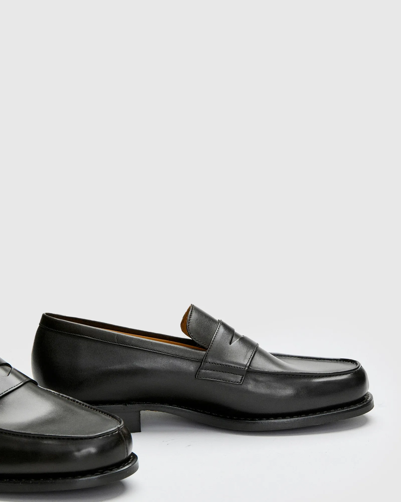 Adonis Loafer in Noire-Lis Noir