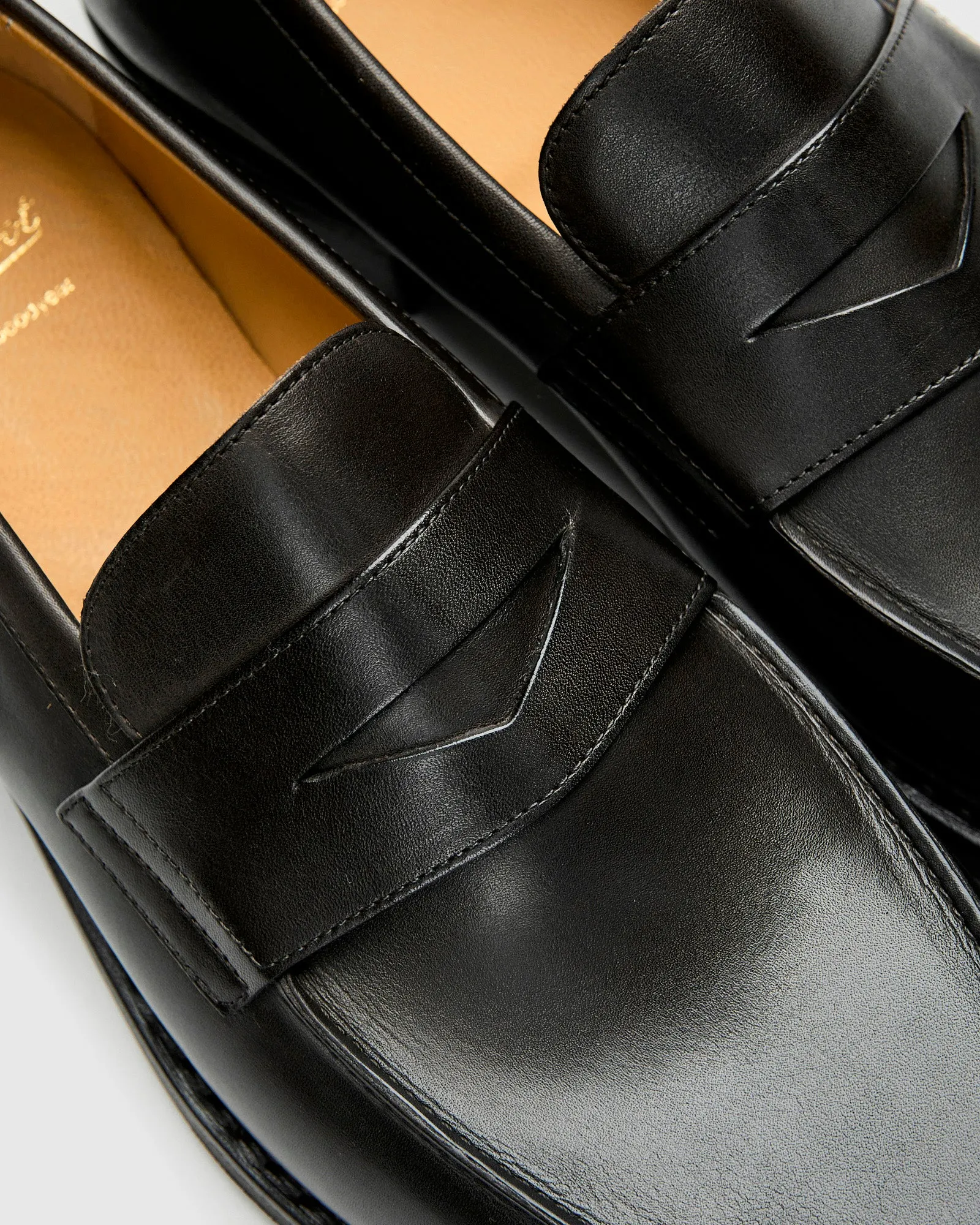 Adonis Loafer in Noire-Lis Noir
