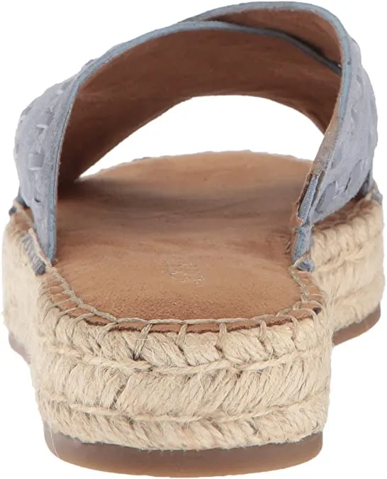 Aerosoles Women's Rose Gold Sandal, mid Blue Suede, 7.5 M US