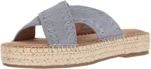 Aerosoles Women's Rose Gold Sandal, mid Blue Suede, 7.5 M US