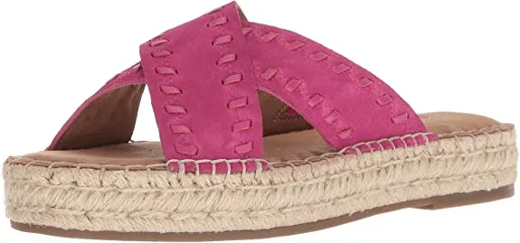 Aerosoles Women's Rose Gold Sandal, Pink Suede, 7 M US