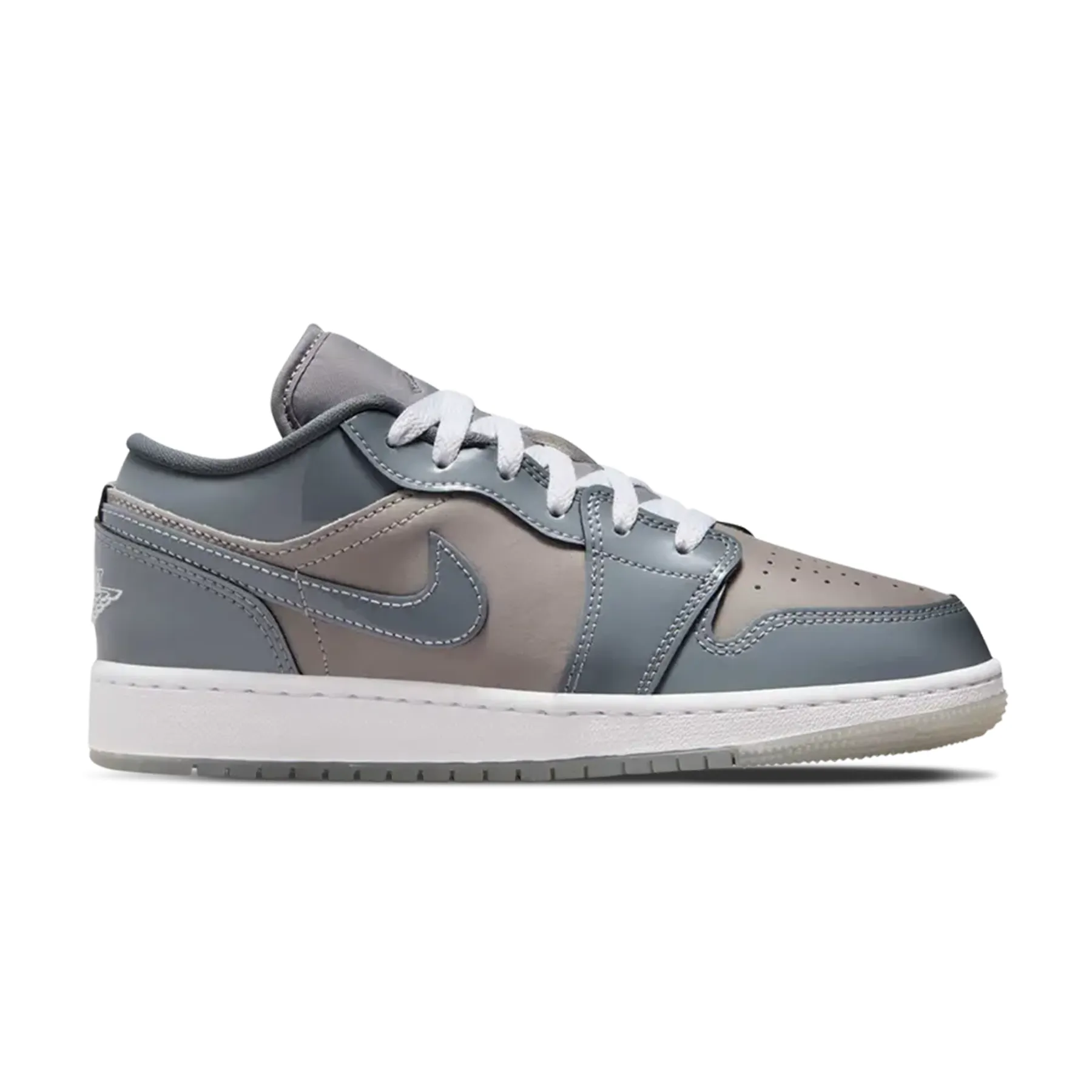 Air Jordan 1 Low GS 'Patent Cool Grey'