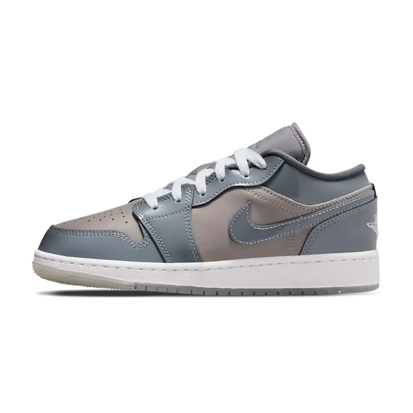 Air Jordan 1 Low GS 'Patent Cool Grey'