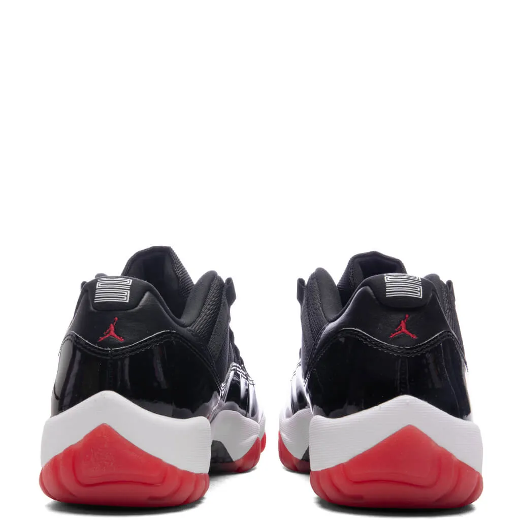 Air Jordan 11 Retro Low 'Bred' (GS) - Black/Varsity Red/White
