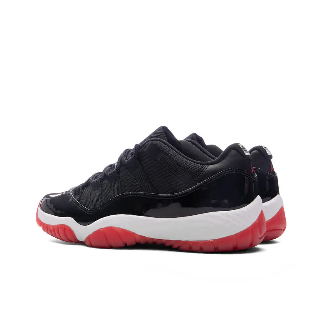 Air Jordan 11 Retro Low 'Bred' (PS) - Black/Varsity Red/White