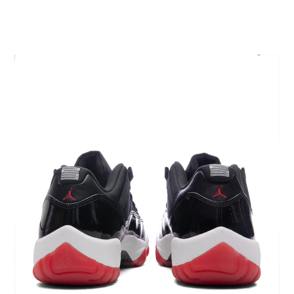 Air Jordan 11 Retro Low 'Bred' (PS) - Black/Varsity Red/White
