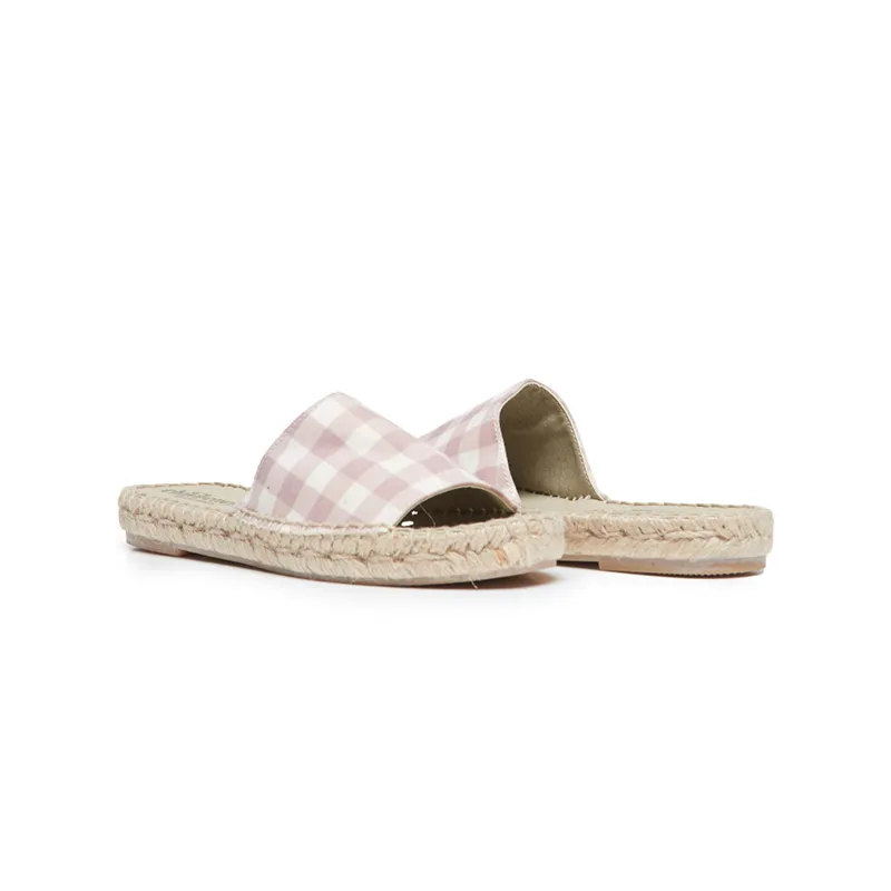 Amelia Beige Gingham