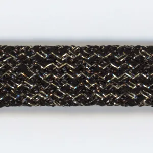 Antique Metallic Spindle Cord #10 Black Gold