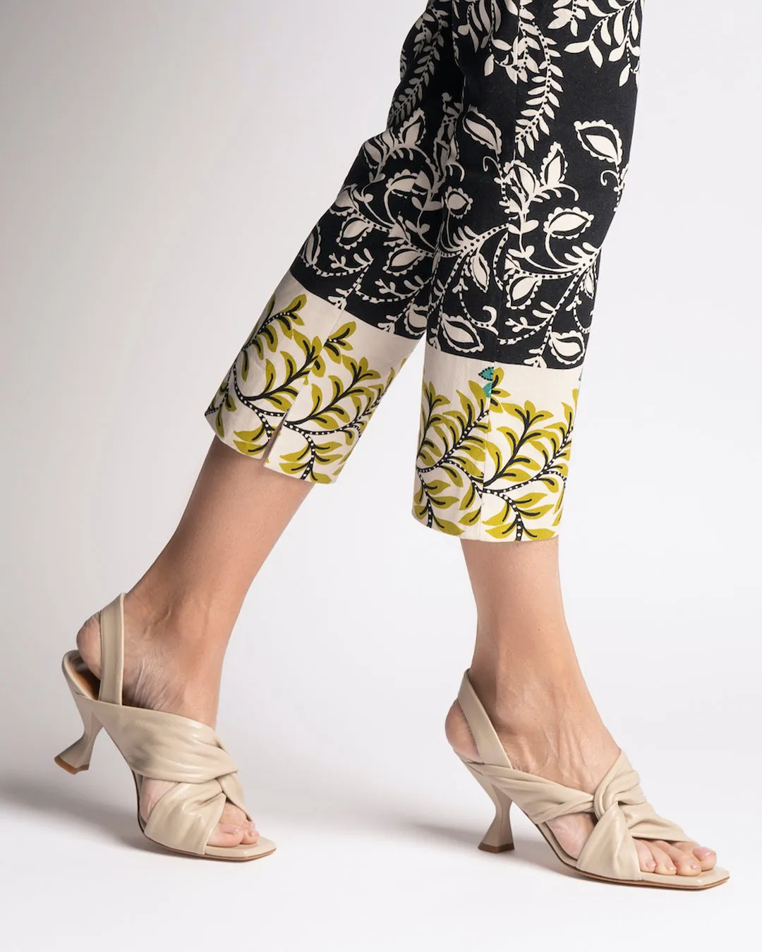 Asami Nude Beige Soft Nappa Sandals