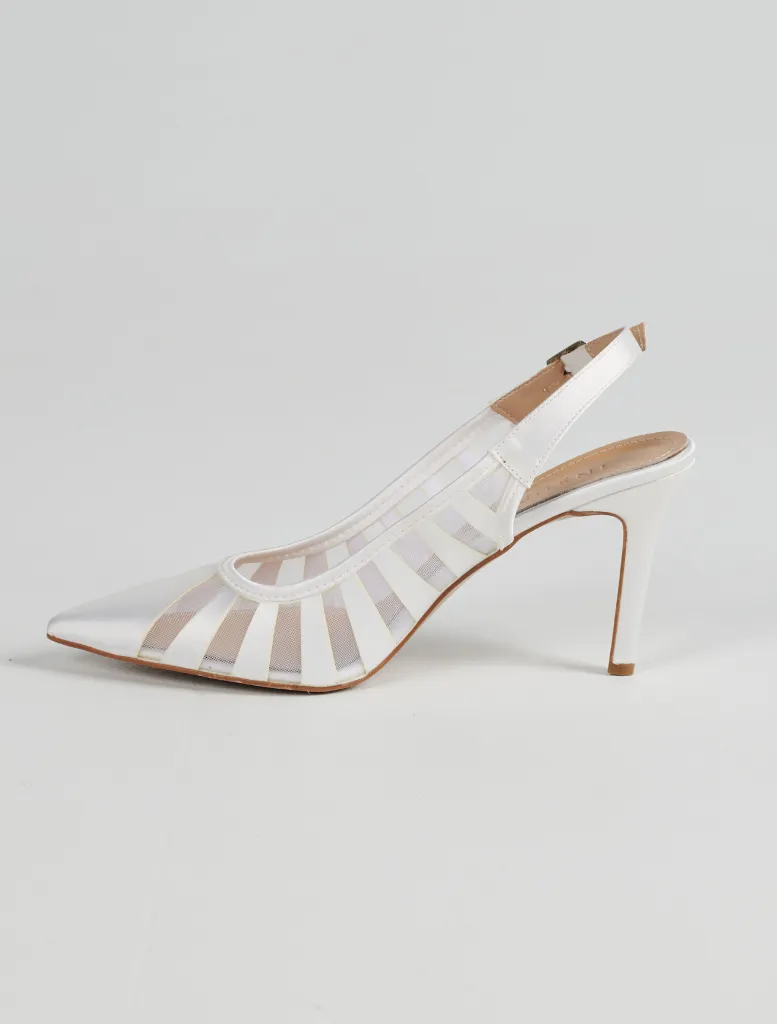 Azra Heel - White