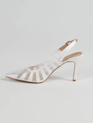Azra Heel - White