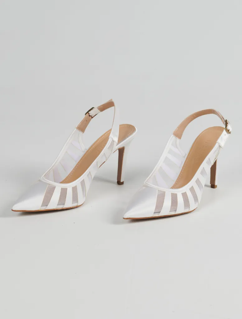 Azra Heel - White