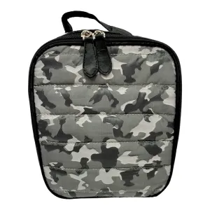 Bari Lynn Black & Grey Camo Lunch Box
