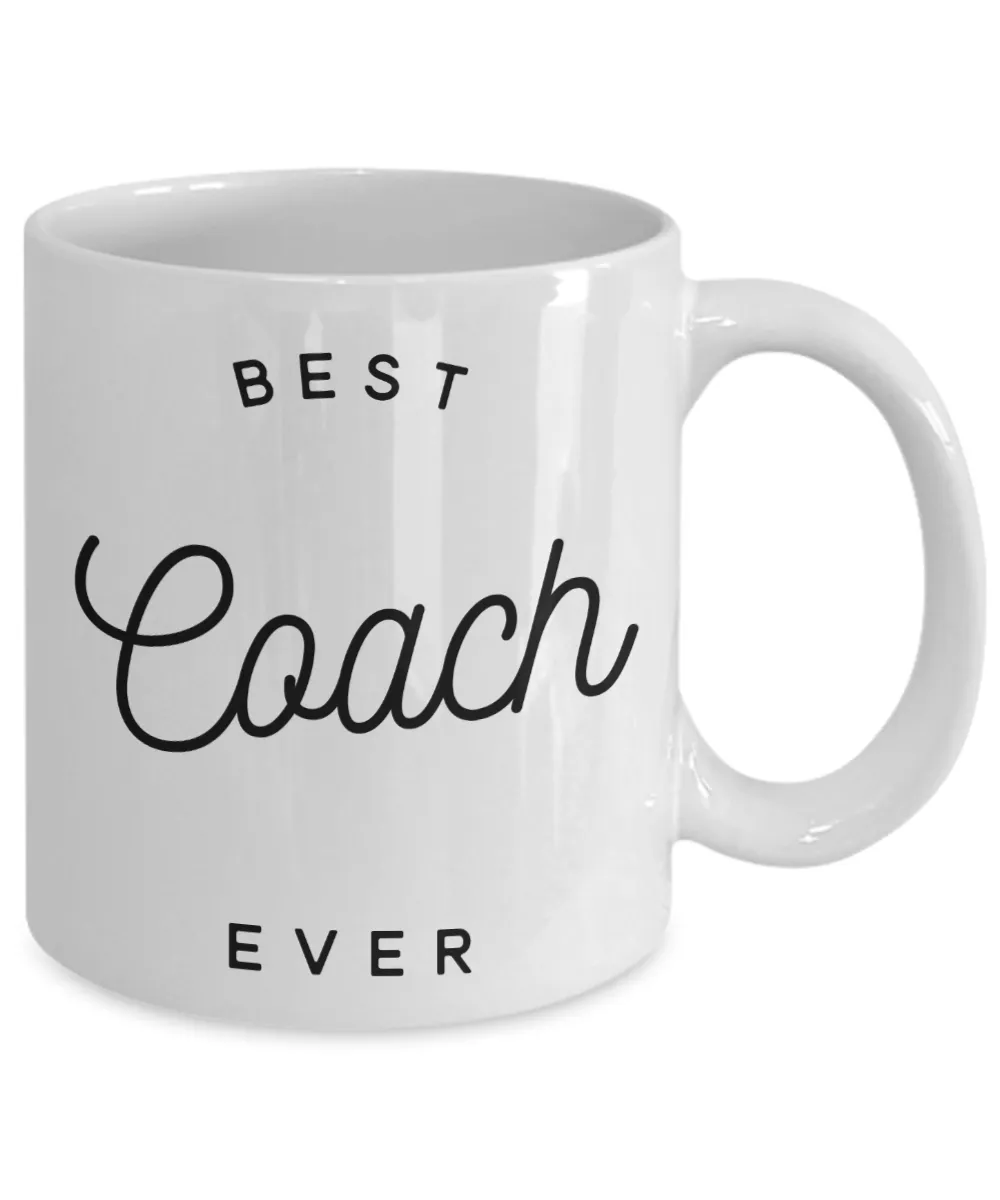 Baseball Coach Gifts Football Coach Mug Soccer Coach Gifts Best Coach Ever Coffee Cup