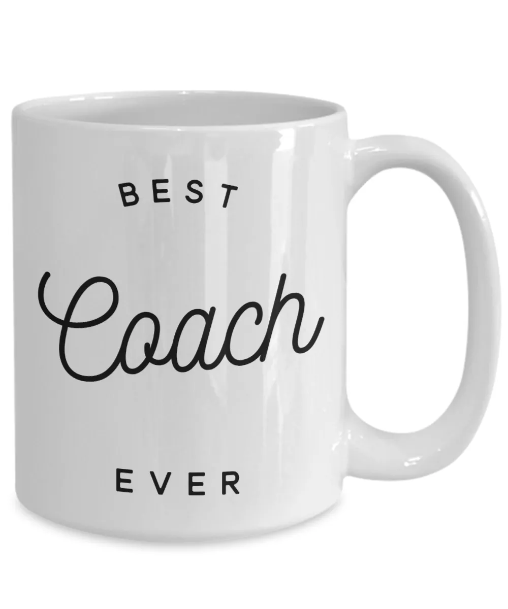 Baseball Coach Gifts Football Coach Mug Soccer Coach Gifts Best Coach Ever Coffee Cup