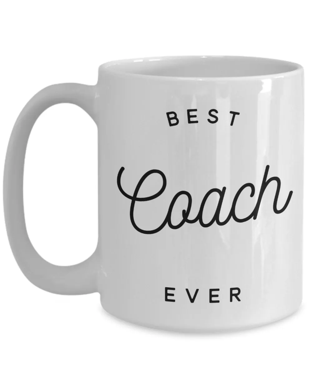 Baseball Coach Gifts Football Coach Mug Soccer Coach Gifts Best Coach Ever Coffee Cup
