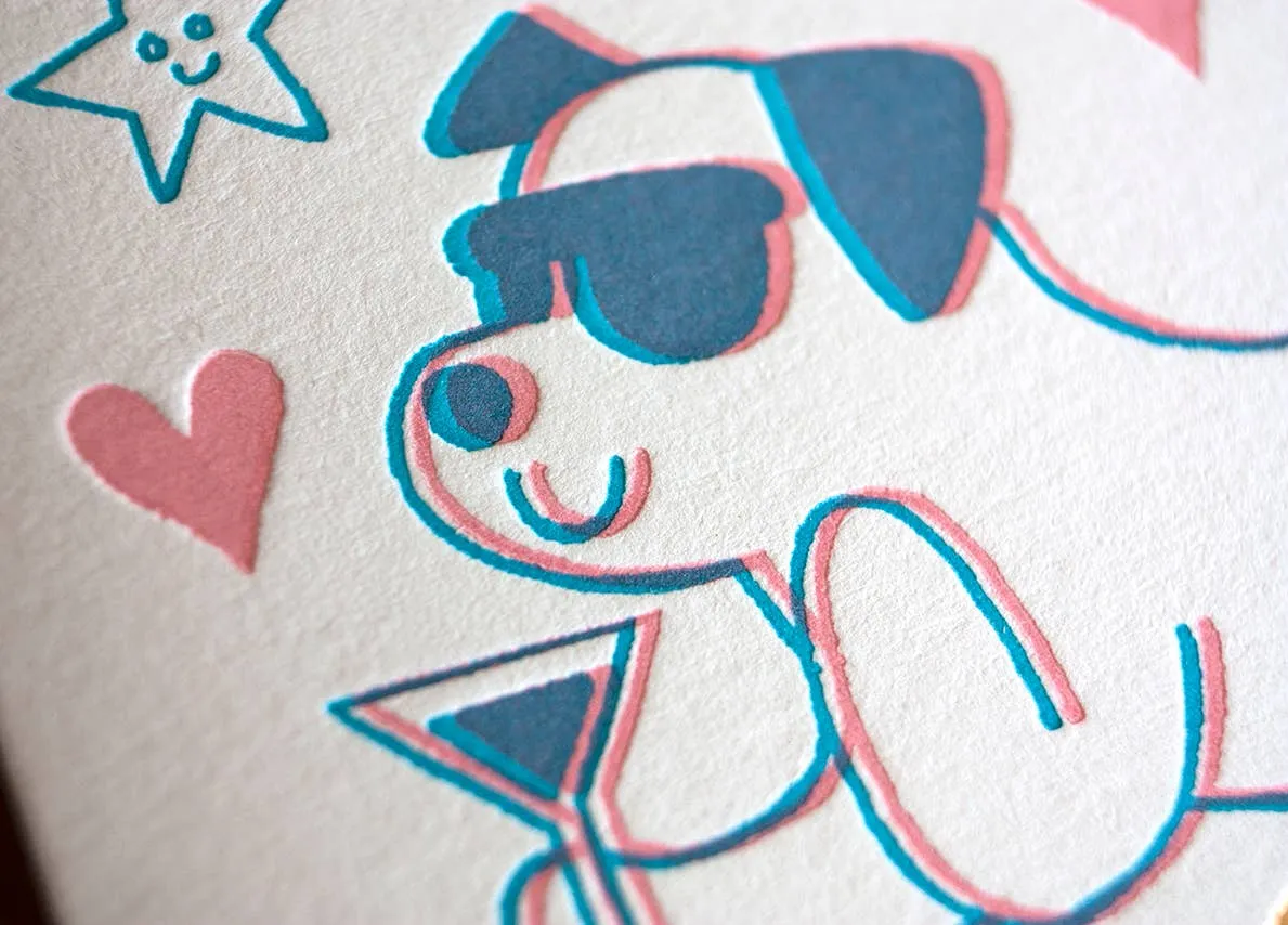 Birthday Cool Dog