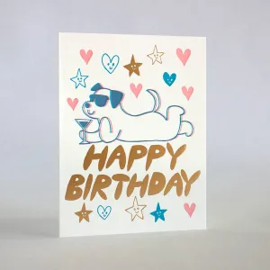 Birthday Cool Dog