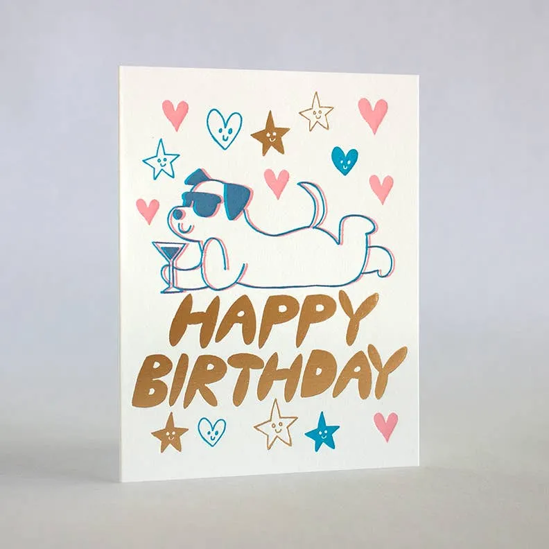 Birthday Cool Dog