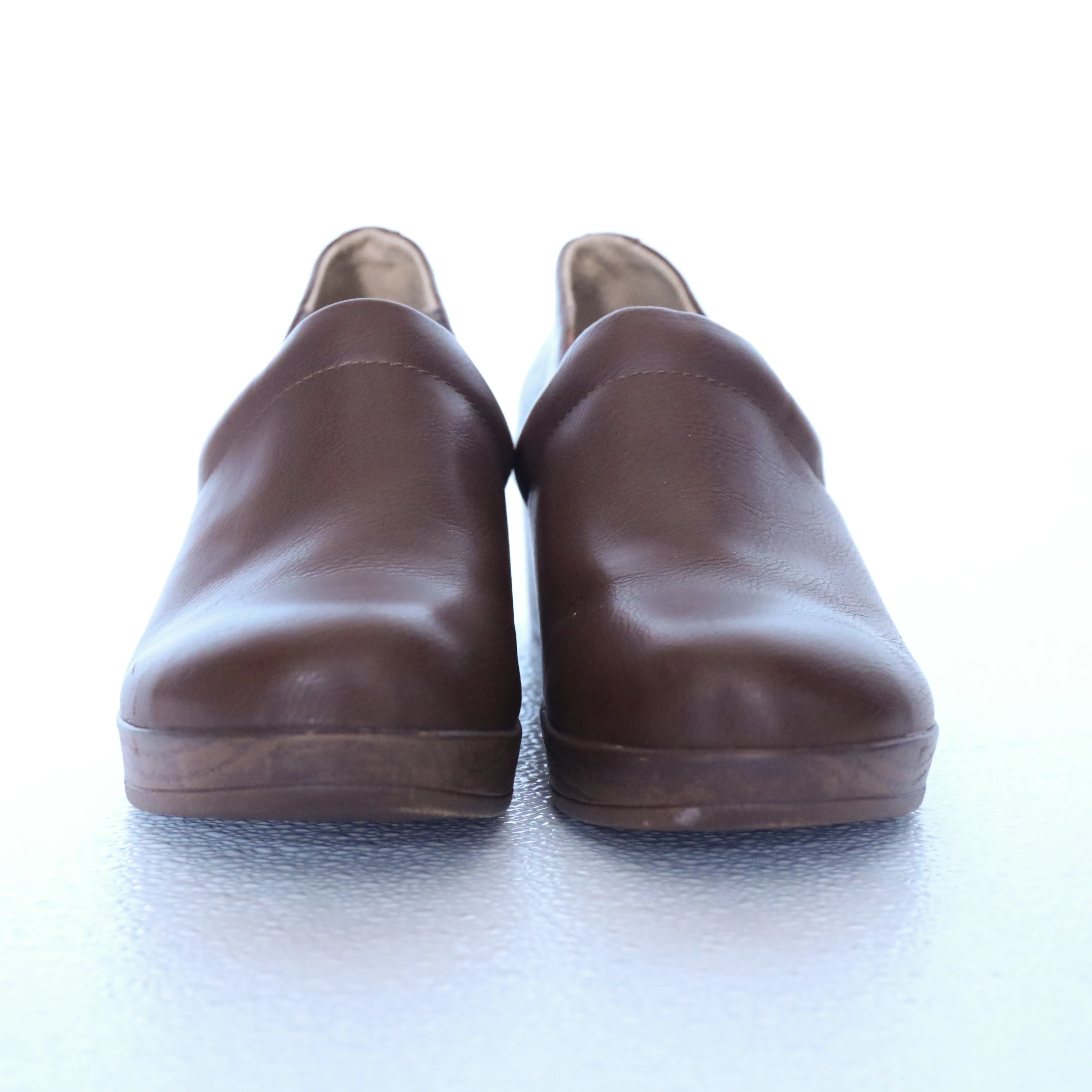BOC Brown Wooden Clogs
