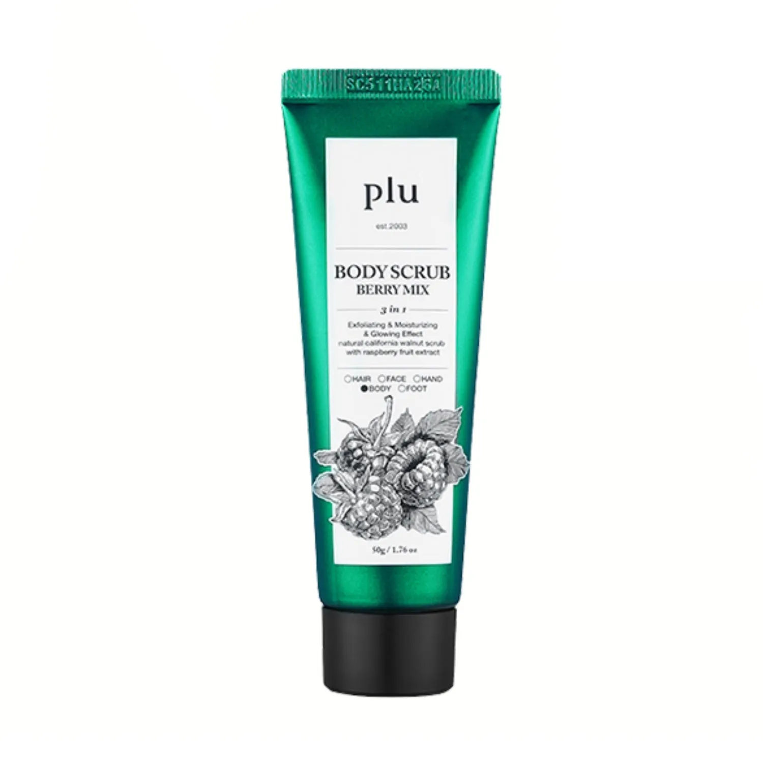 Body Scrub Berry Mix 50g travel size