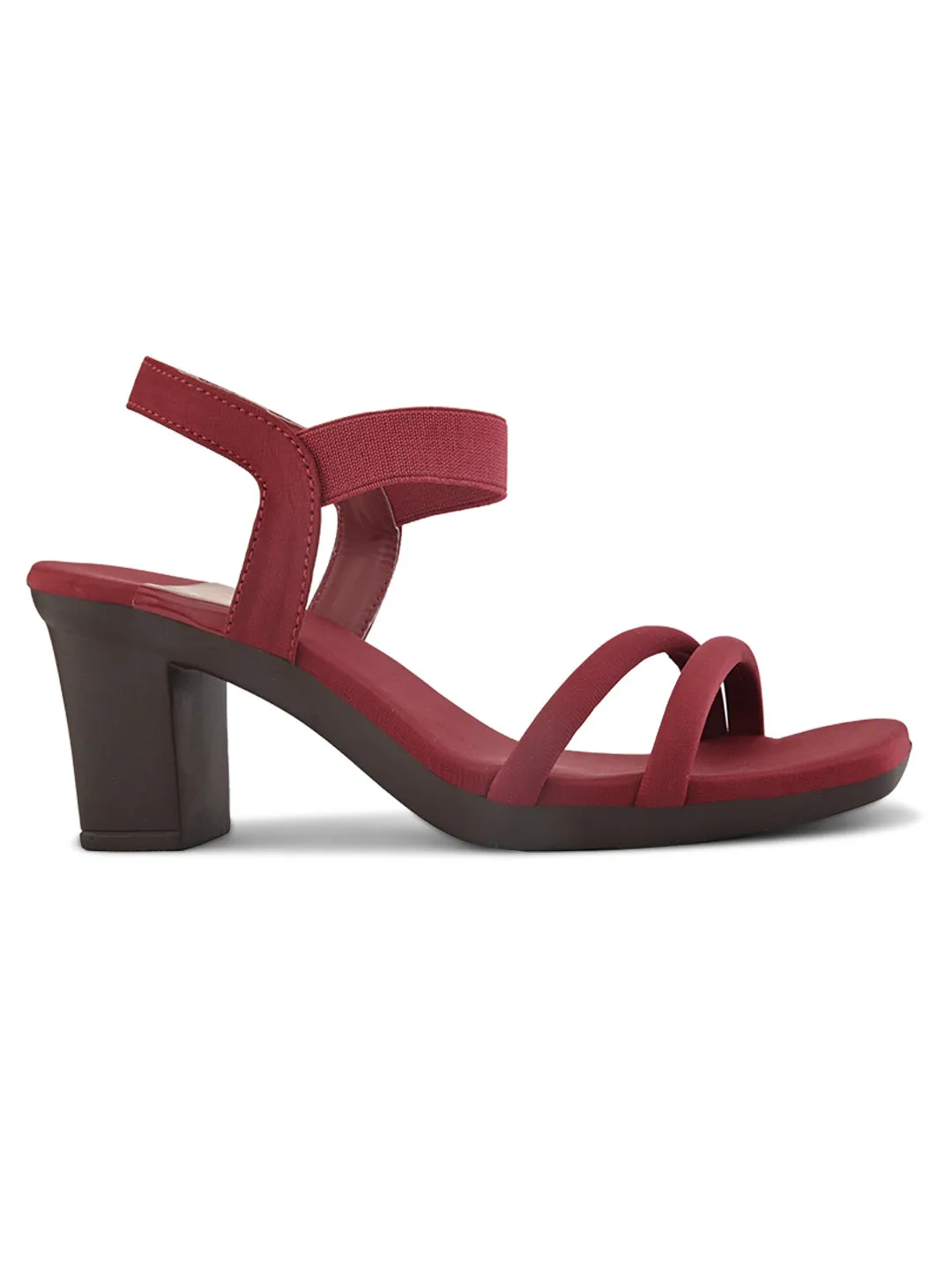 Bold & Trendy , Soft Block High Heels Sandals