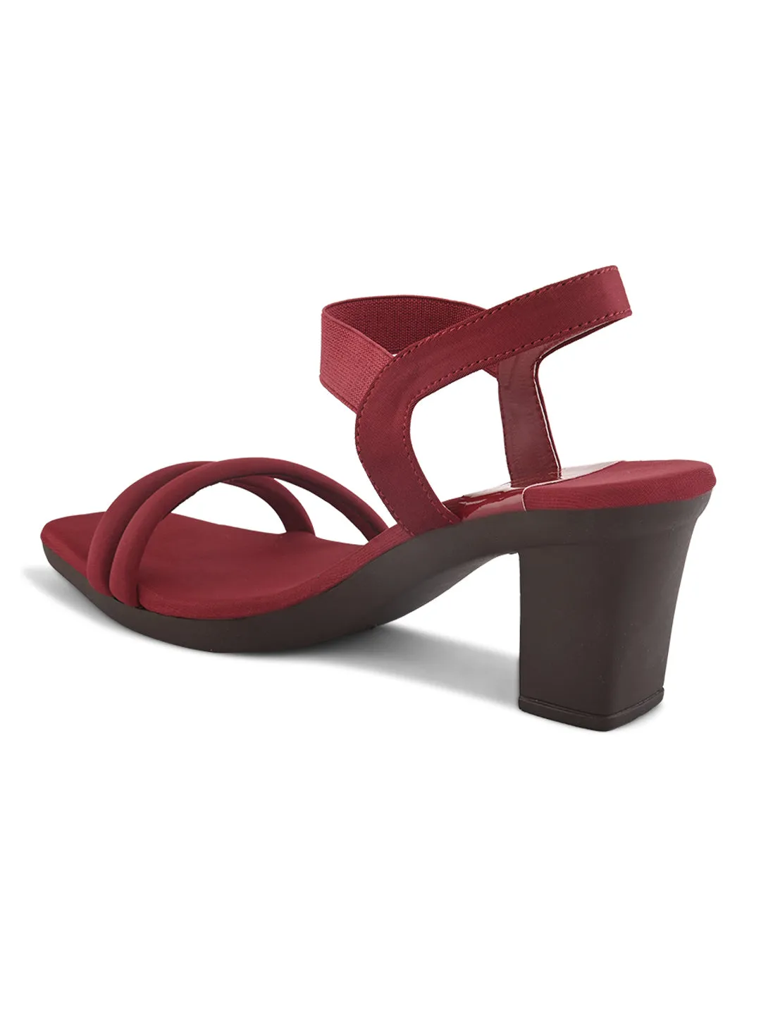 Bold & Trendy , Soft Block High Heels Sandals