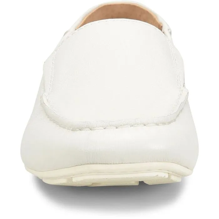 Born Men's Marcel Driving Moc - White (Sea Salt)