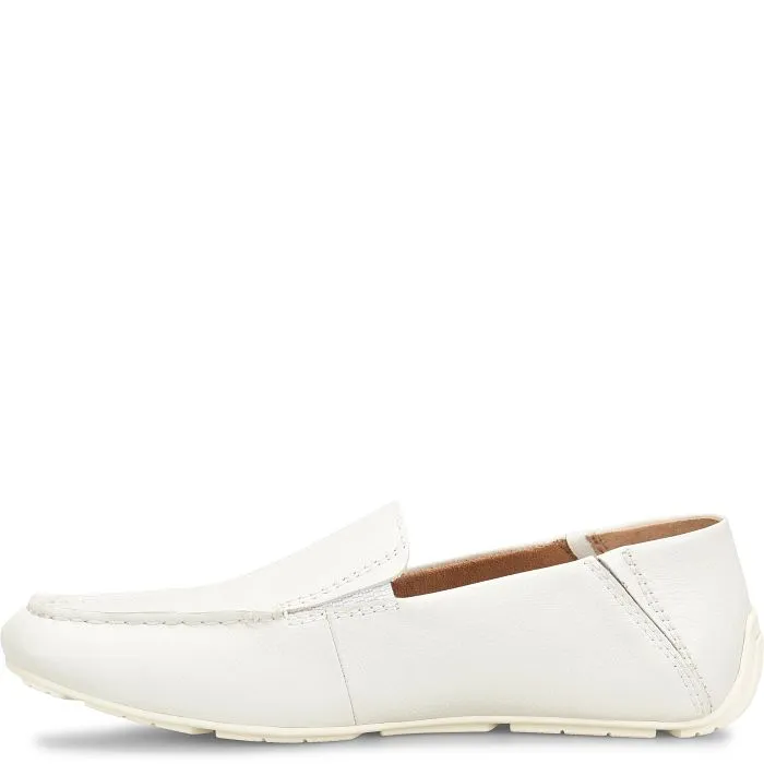 Born Men's Marcel Driving Moc - White (Sea Salt)