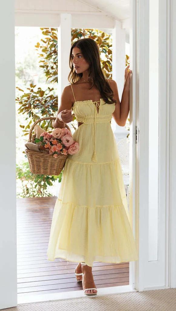 Breezy Tiered V-Neck Sleeveless Chiffon Maxi Dress