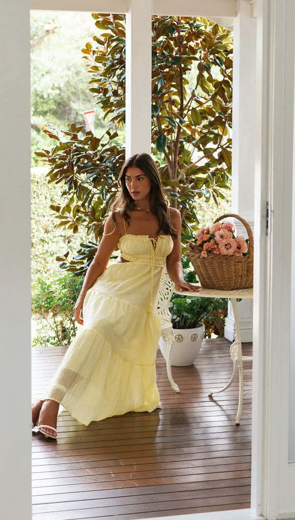Breezy Tiered V-Neck Sleeveless Chiffon Maxi Dress