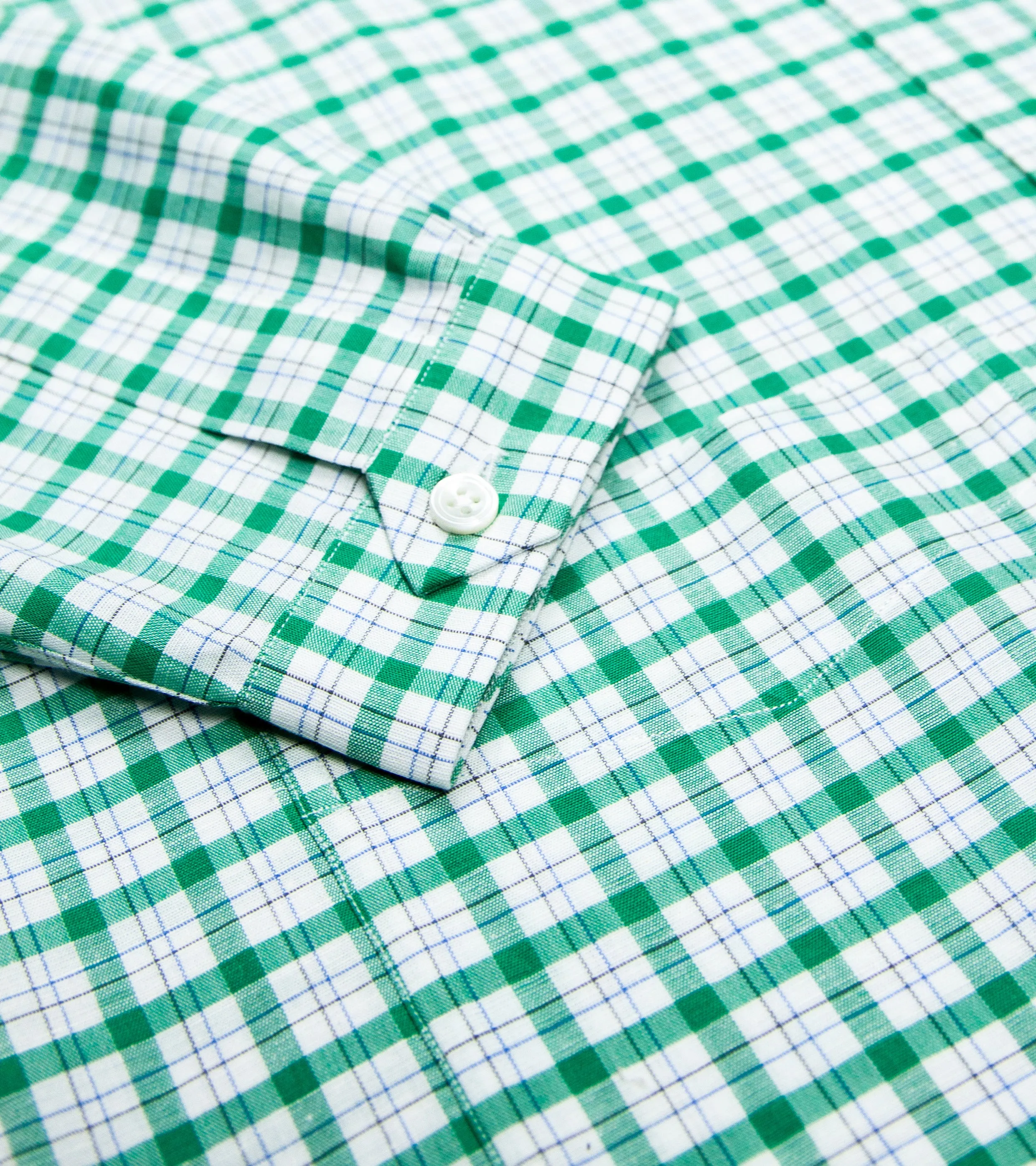 Cabana Shirt Green Checks