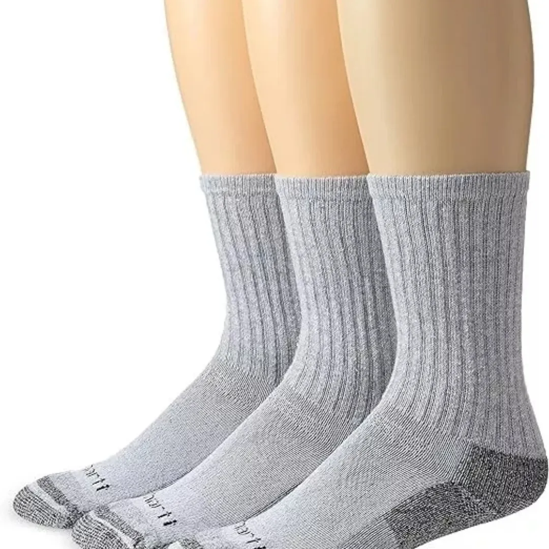 carhartt men's all season premium cotton crew socks
