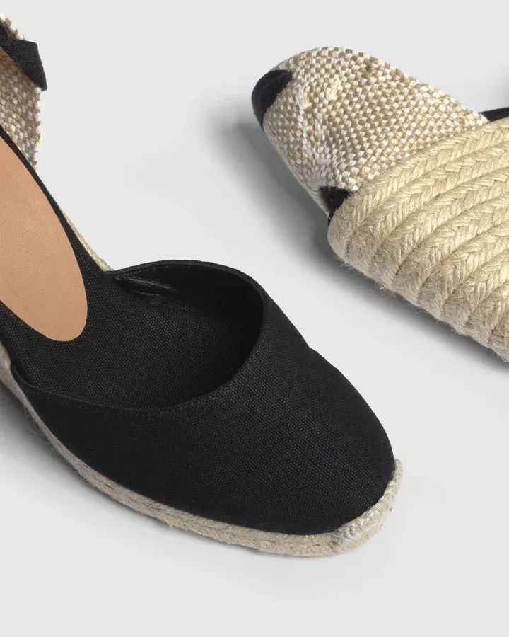 Carina Espadrilles - 9cm - Black