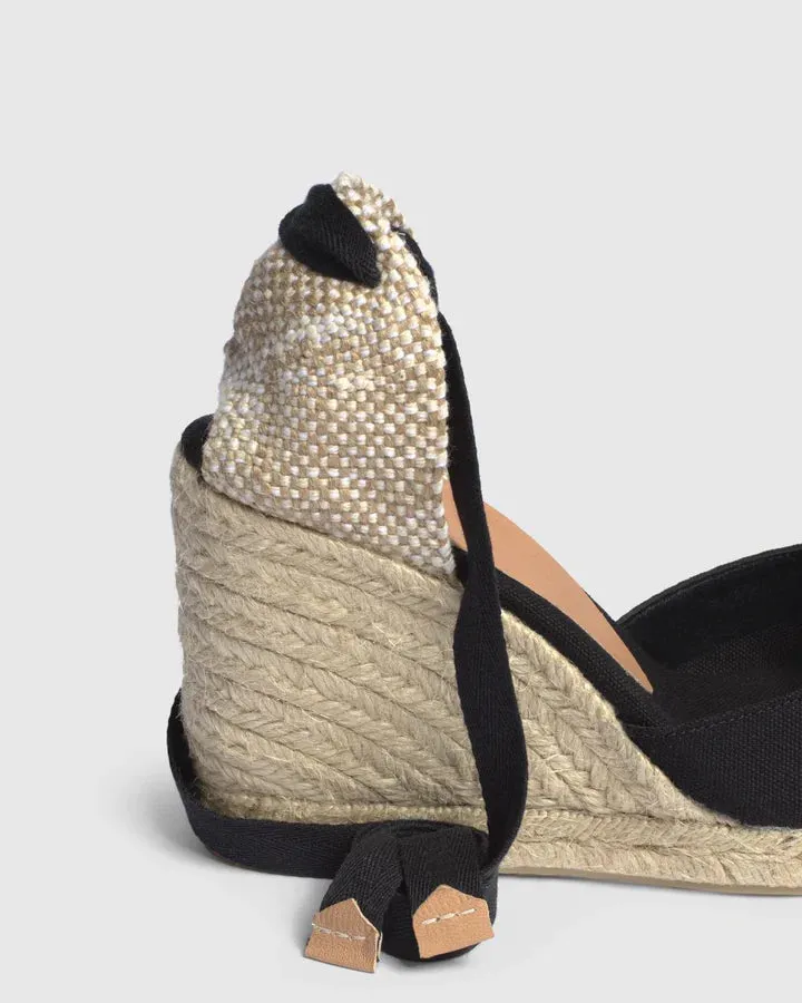 Carina Espadrilles - 9cm - Black