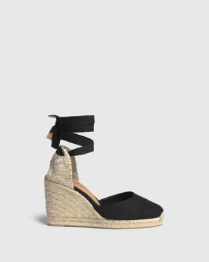 Carina Espadrilles - 9cm - Black