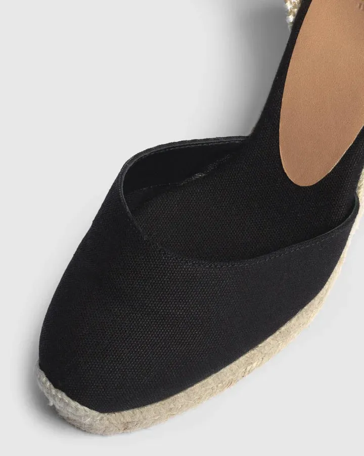 Carina Espadrilles - 9cm - Black