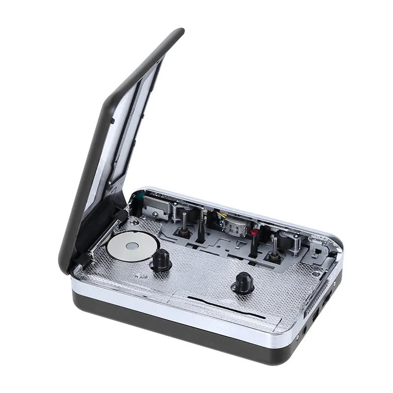 Cassette Tape-to-MP3 Converter - Plug and Play, Win   Mac Compatible, Auto Reverse, Audacity Audio Software