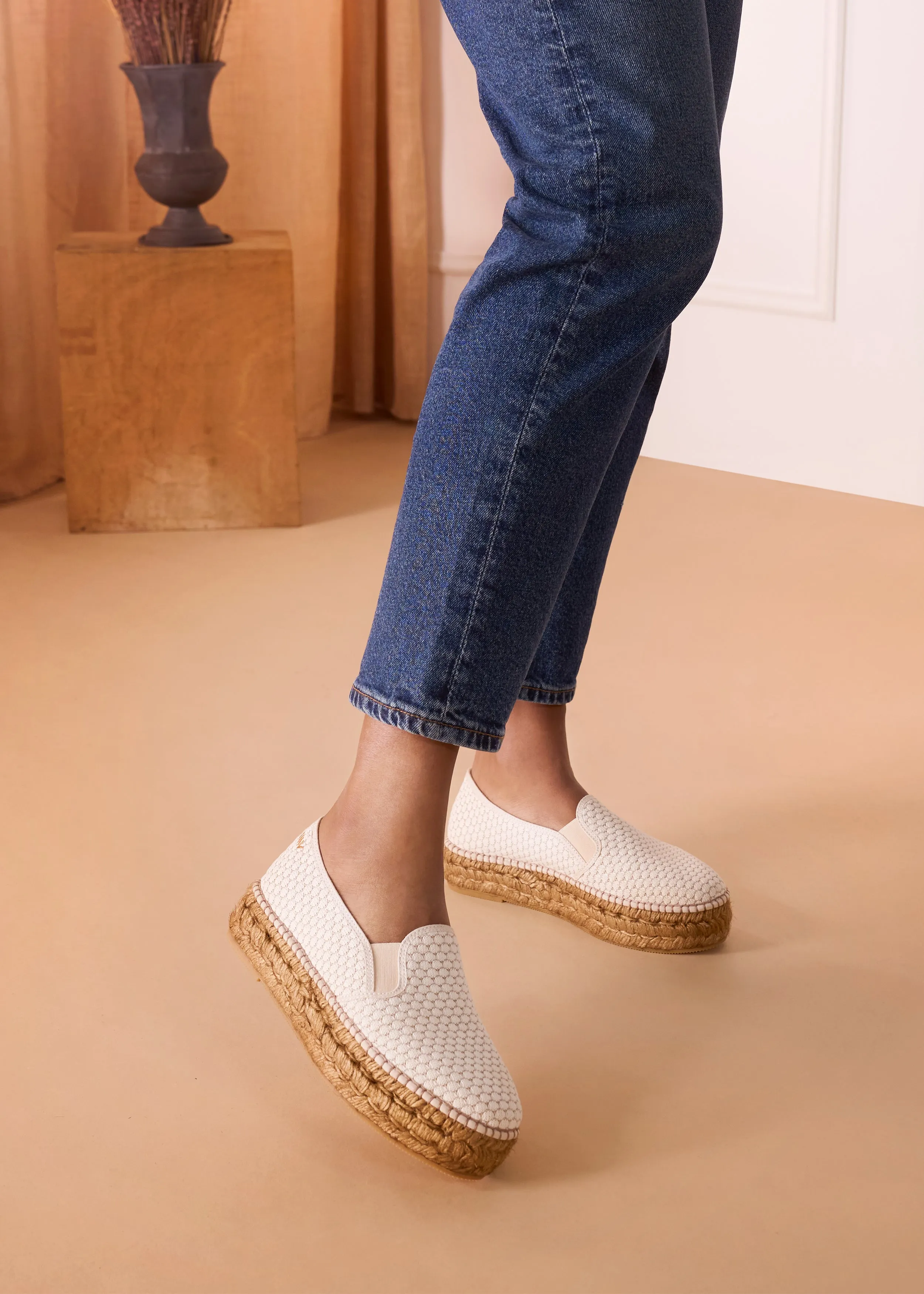 Castell Limited Edition Canvas Espadrille Platforms