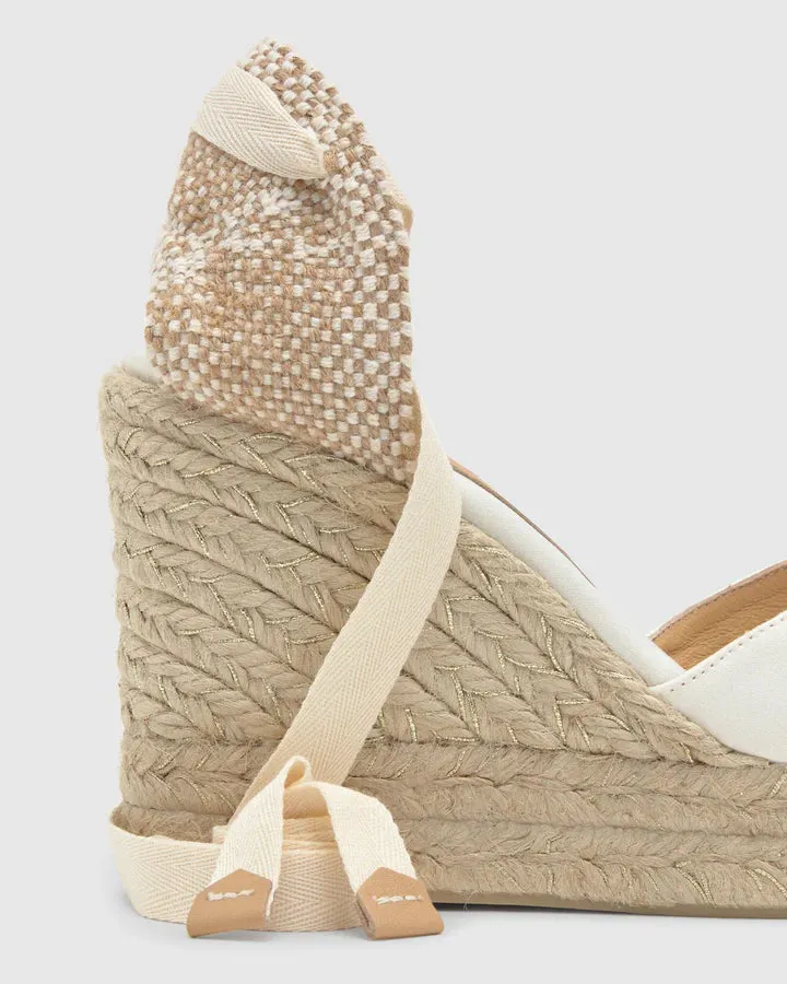 Chiara Espadrille - 11cm - White