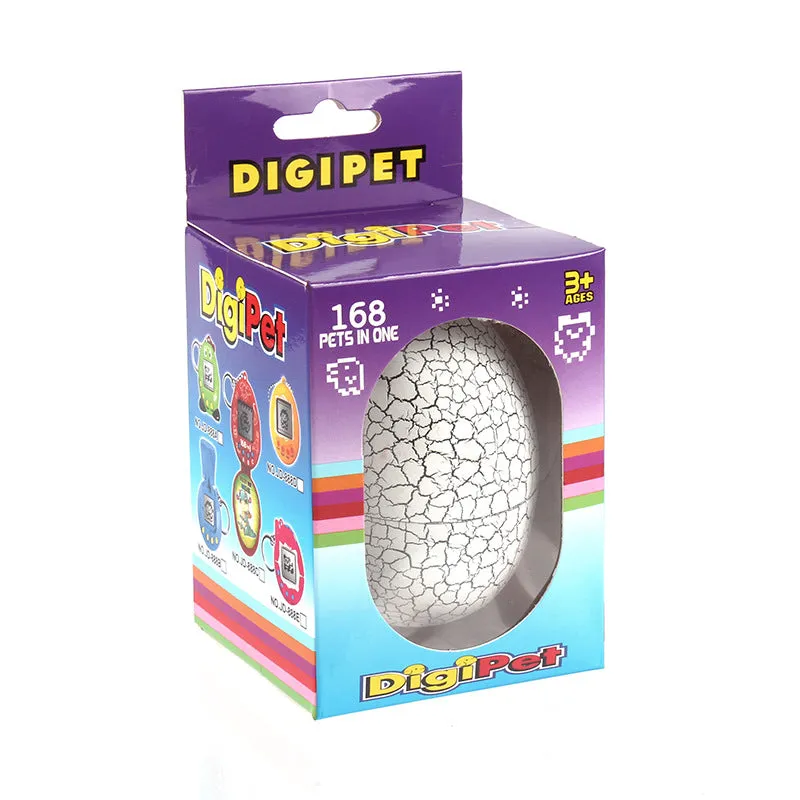 Child Electronic Pet Toy Egg Virtual Digital Pet Tumbler Dinosaur Egg Toy Green egg pink machine