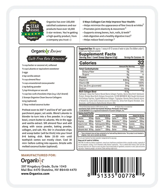 Clean Sourced Collagens (xs)