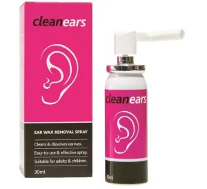 Cleanears ear wax removal spray 30ml