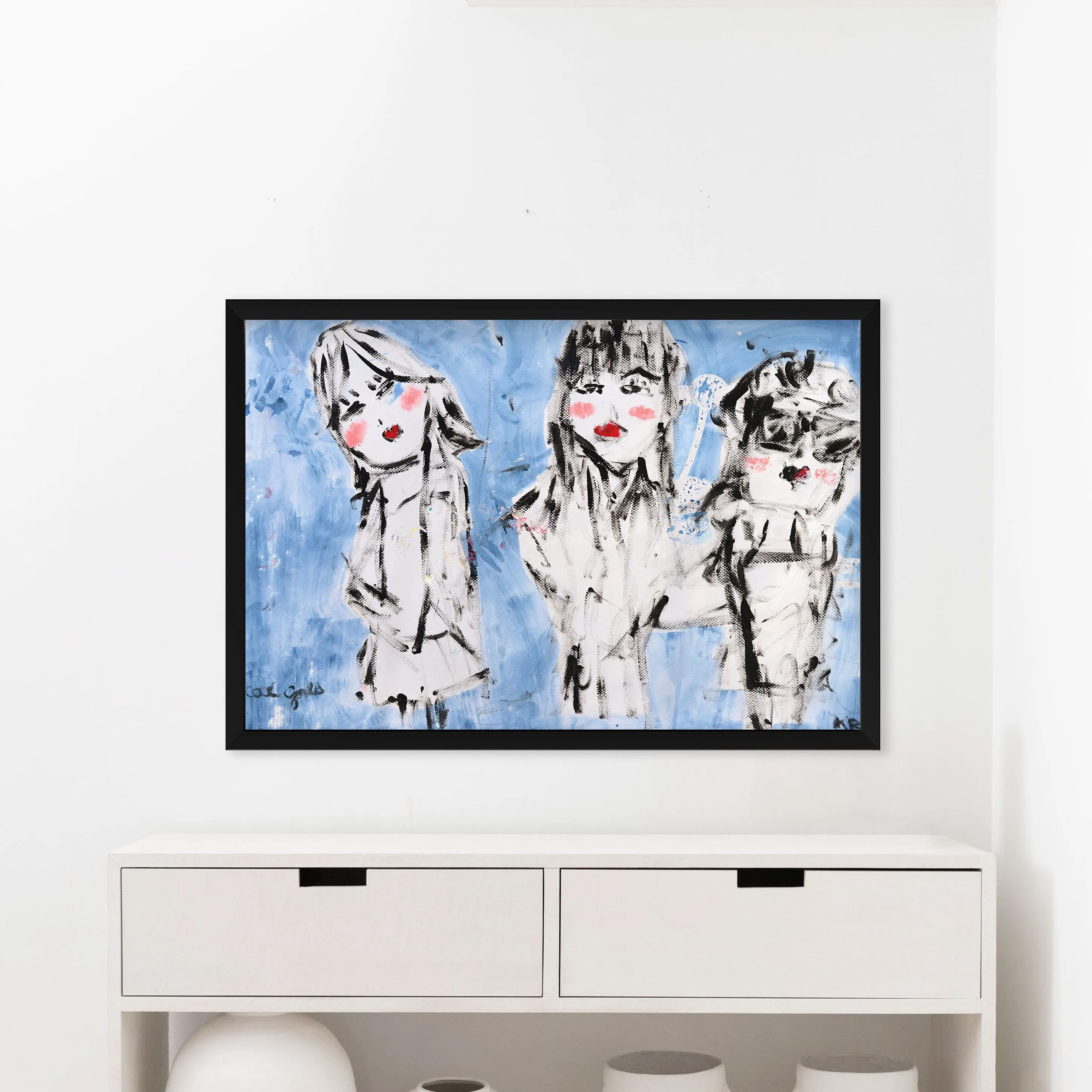 Cool Gals Art Print