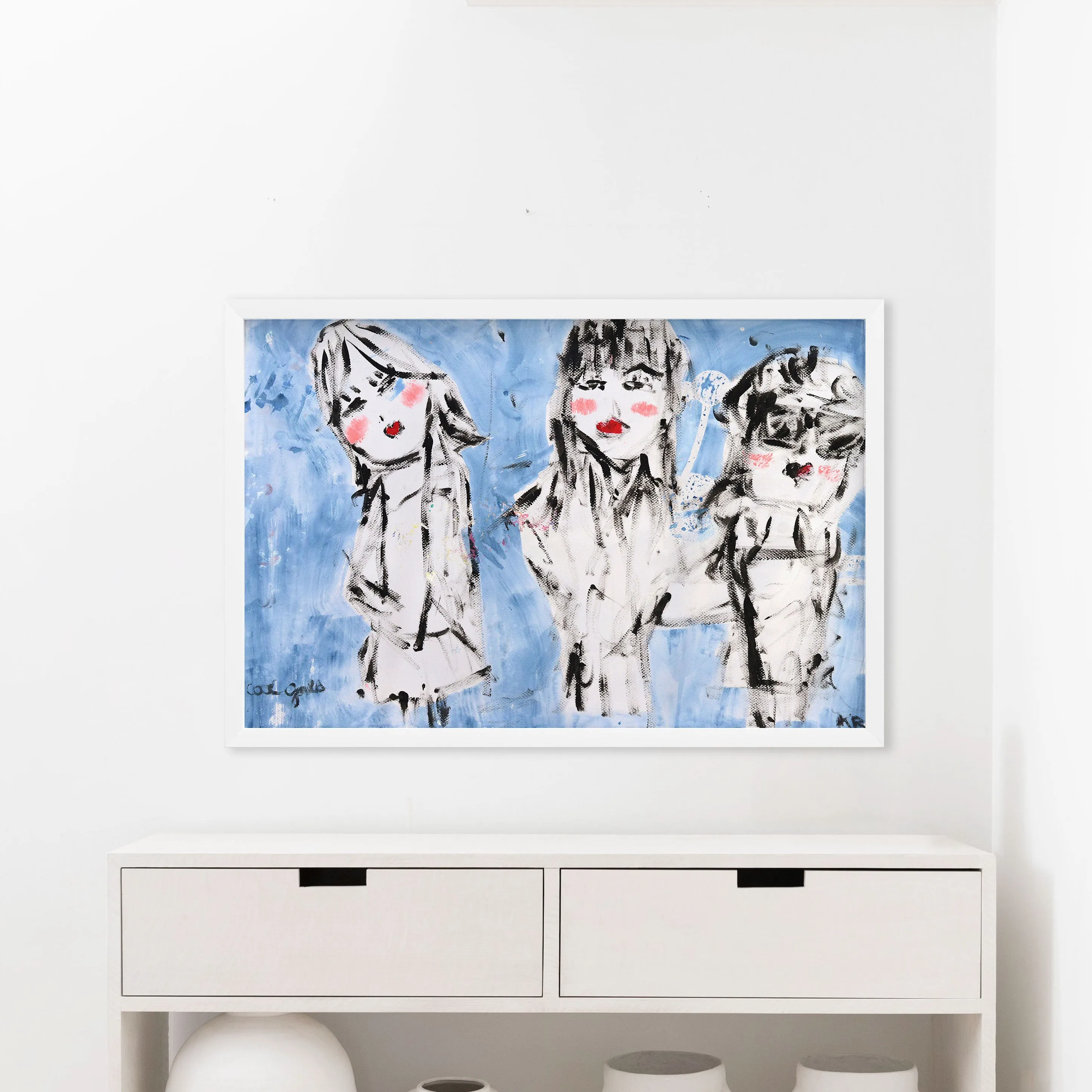 Cool Gals Art Print