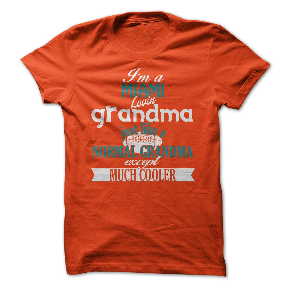Cool Miami Football Grandma