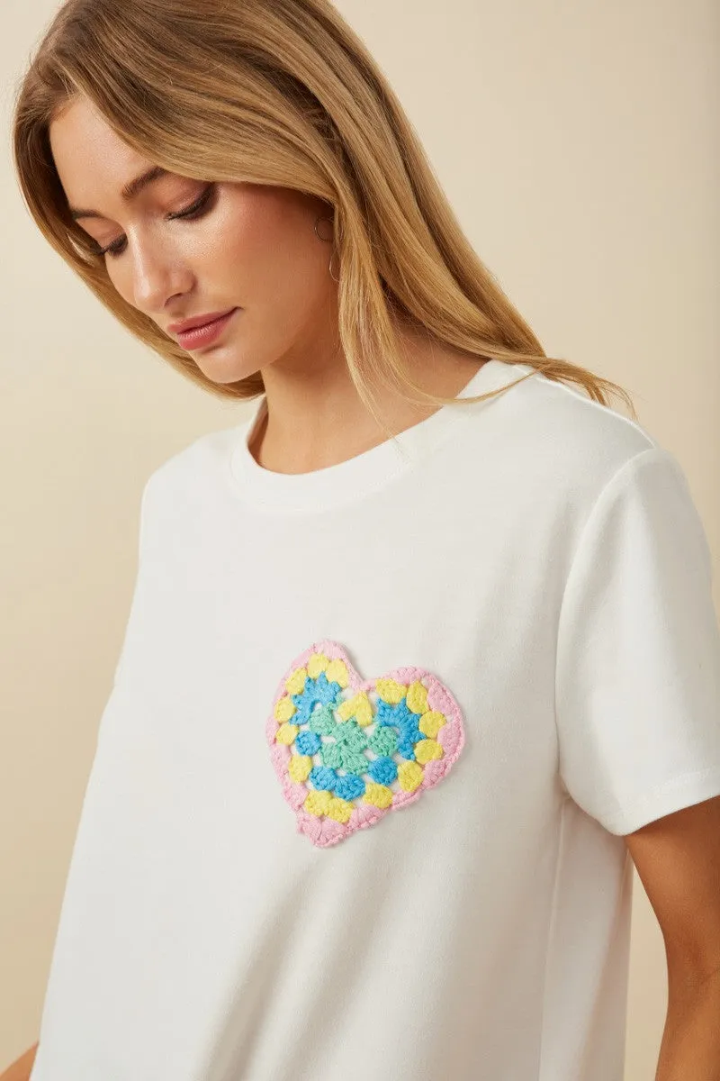Crochet Pocket Tee