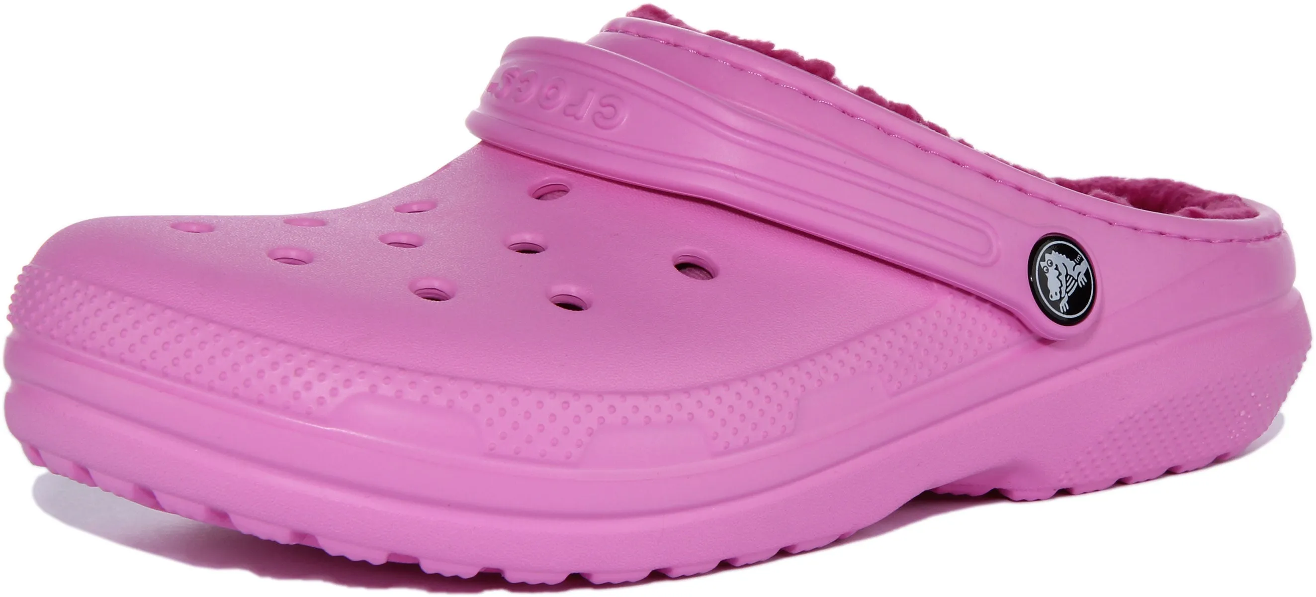 Crocs Classic Lined In Pink For Juniors